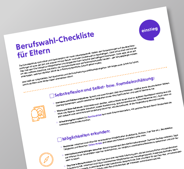 Eltern-Checkliste