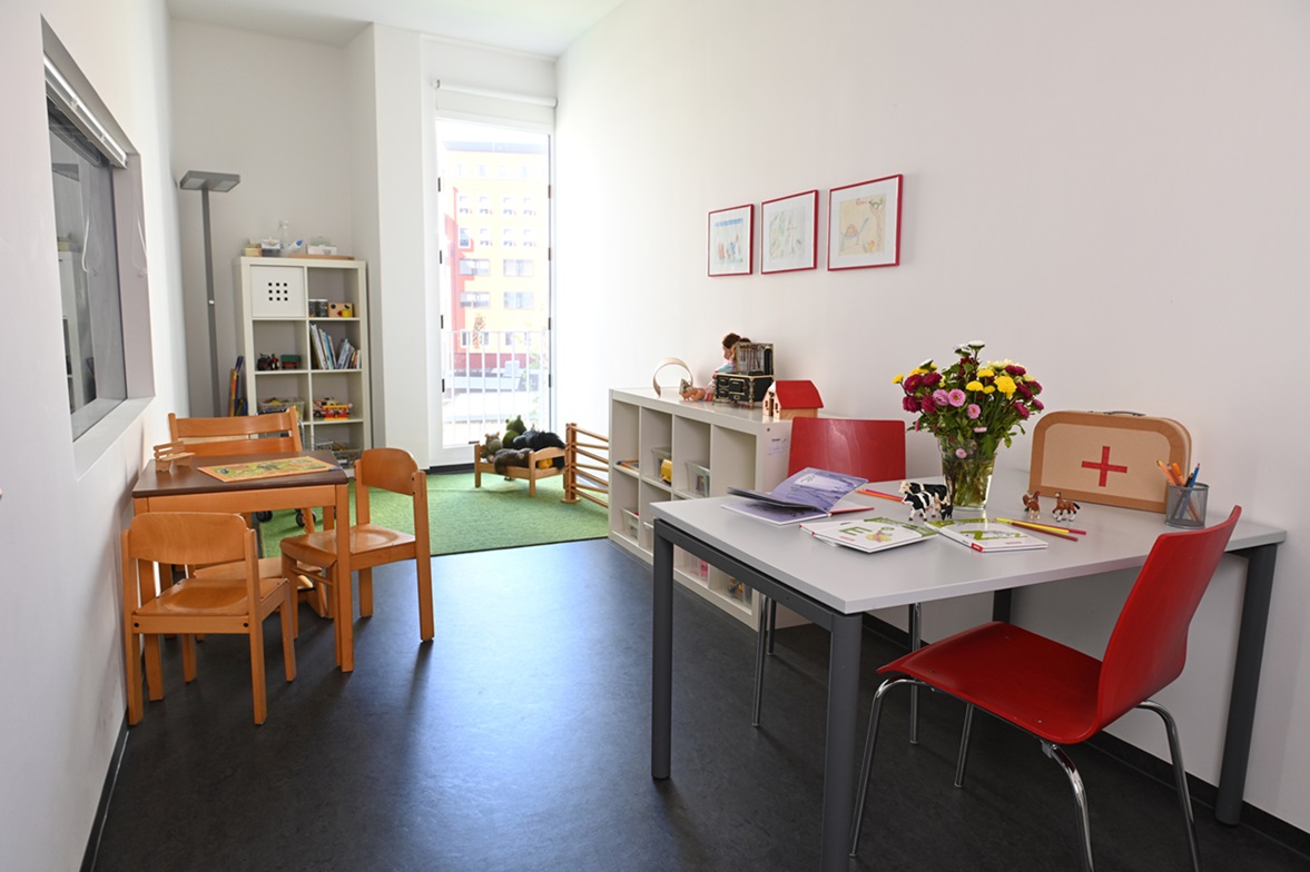 DAA Logopädieschule Freiburg : Therapieraum Ausbildungsambulanz