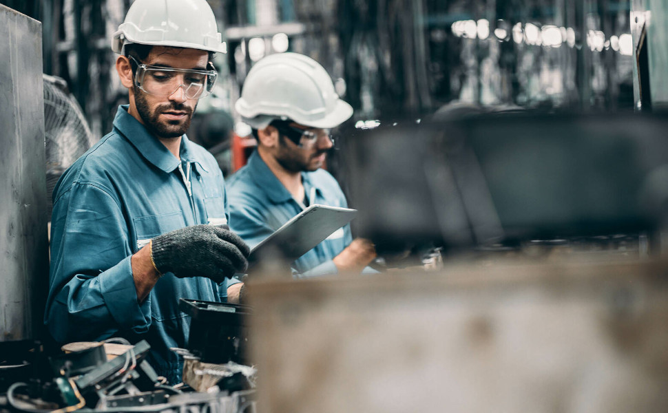 Arbeit in der Industrie