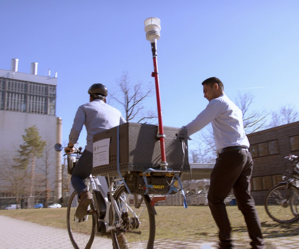 Universität Stuttgart: Umweltfahrrad misst Luftzusammensetzung